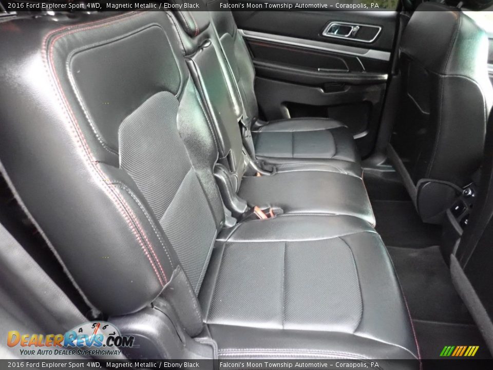 2016 Ford Explorer Sport 4WD Magnetic Metallic / Ebony Black Photo #14