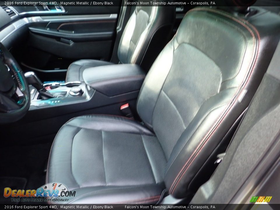 2016 Ford Explorer Sport 4WD Magnetic Metallic / Ebony Black Photo #16