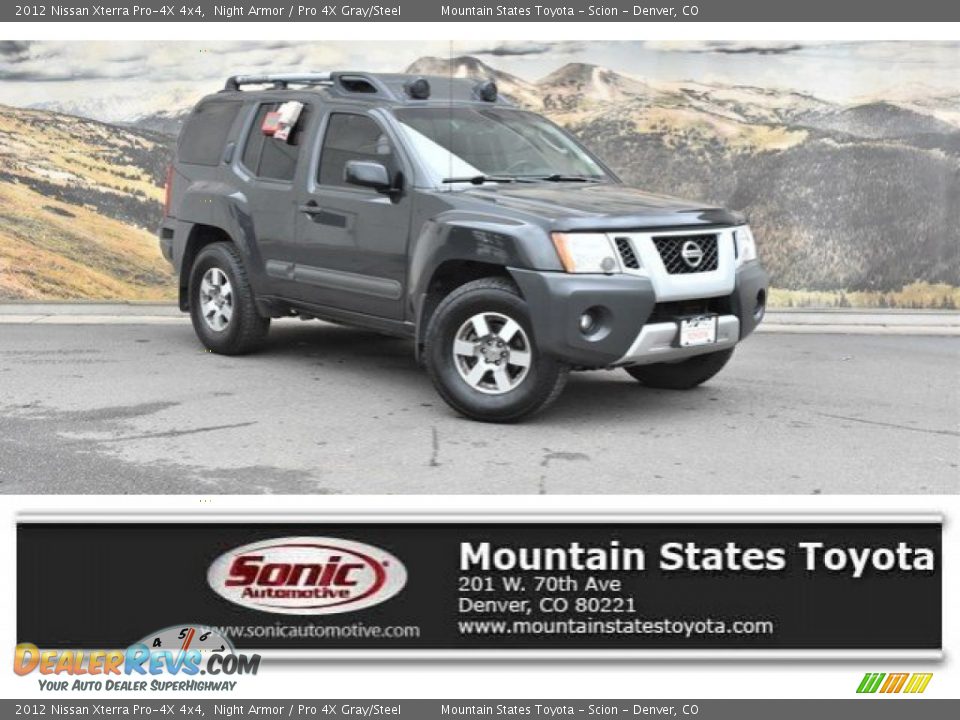 2012 Nissan Xterra Pro-4X 4x4 Night Armor / Pro 4X Gray/Steel Photo #1
