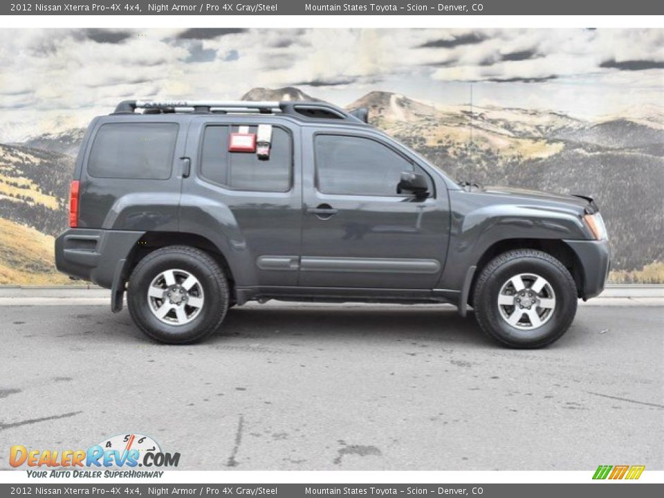 2012 Nissan Xterra Pro-4X 4x4 Night Armor / Pro 4X Gray/Steel Photo #2