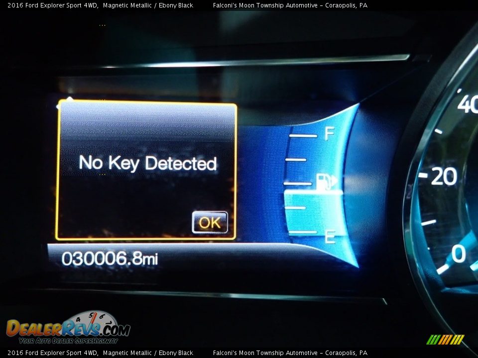 2016 Ford Explorer Sport 4WD Magnetic Metallic / Ebony Black Photo #24