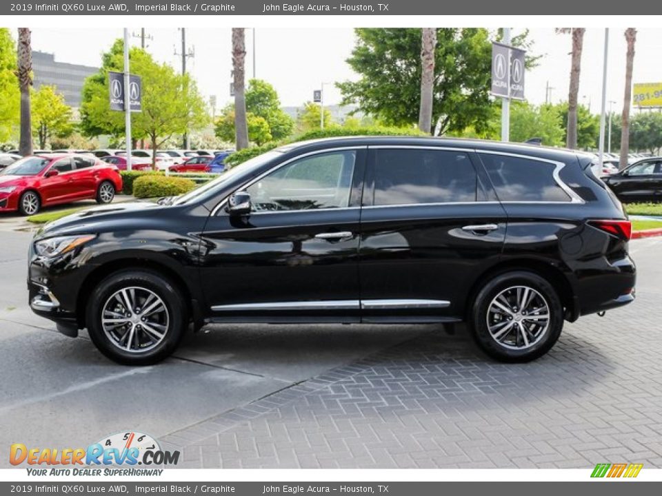Imperial Black 2019 Infiniti QX60 Luxe AWD Photo #4