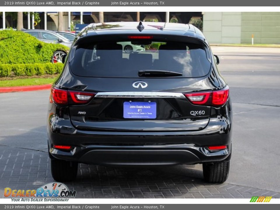 2019 Infiniti QX60 Luxe AWD Imperial Black / Graphite Photo #6