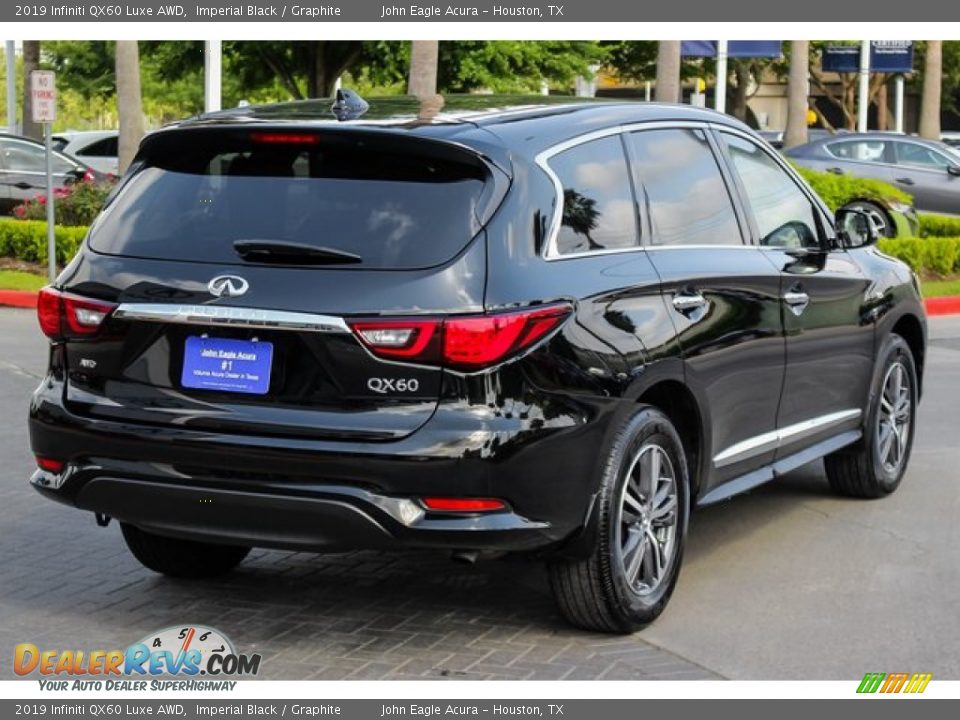2019 Infiniti QX60 Luxe AWD Imperial Black / Graphite Photo #7