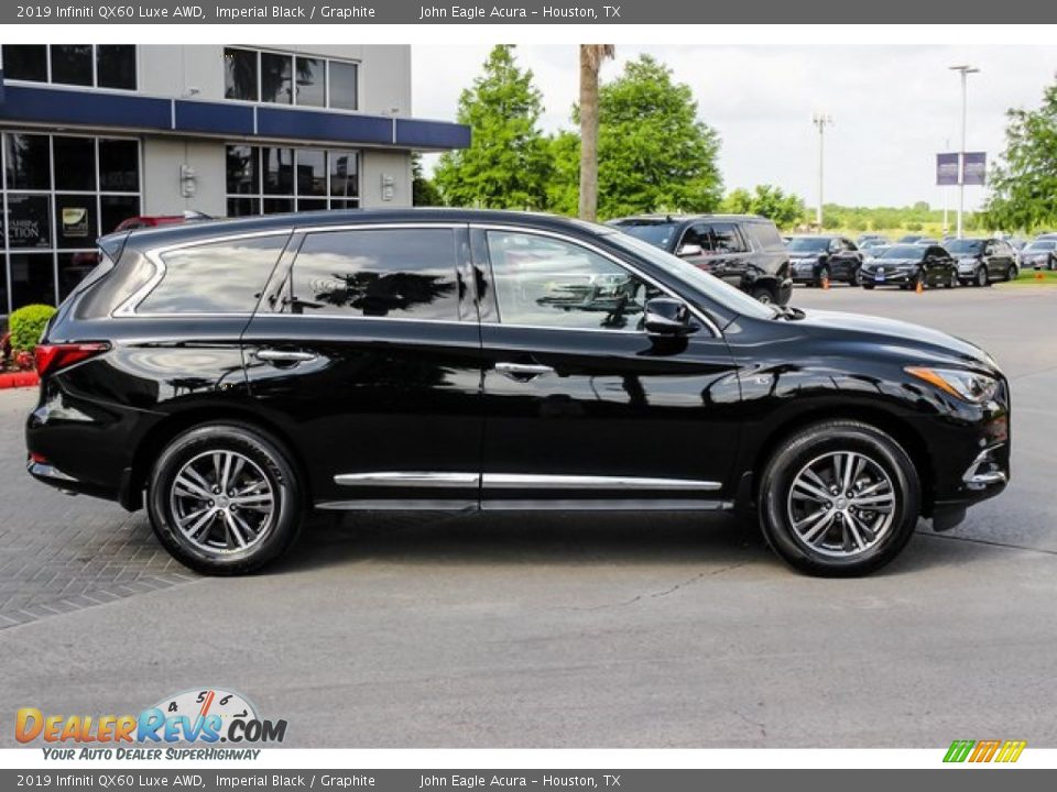 Imperial Black 2019 Infiniti QX60 Luxe AWD Photo #8