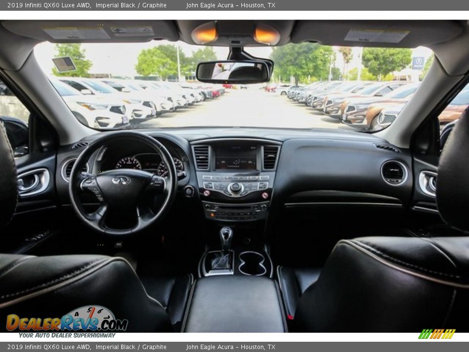 Graphite Interior - 2019 Infiniti QX60 Luxe AWD Photo #9
