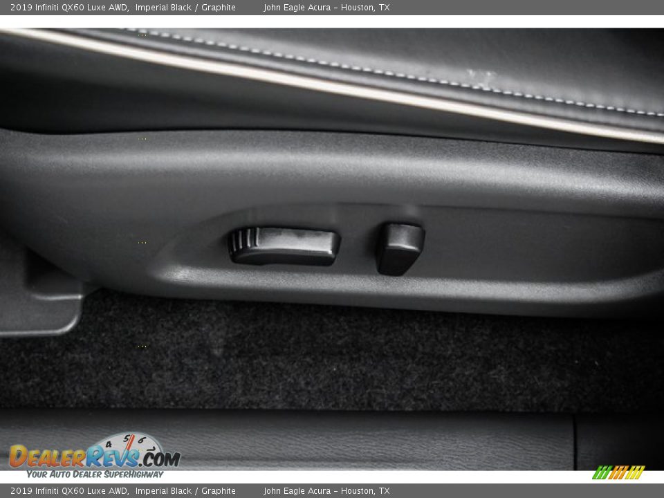 2019 Infiniti QX60 Luxe AWD Imperial Black / Graphite Photo #17