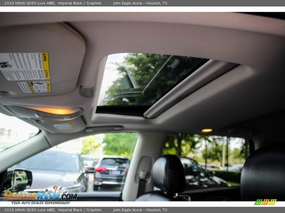 2019 Infiniti QX60 Luxe AWD Imperial Black / Graphite Photo #18