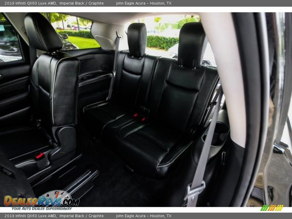 2019 Infiniti QX60 Luxe AWD Imperial Black / Graphite Photo #23