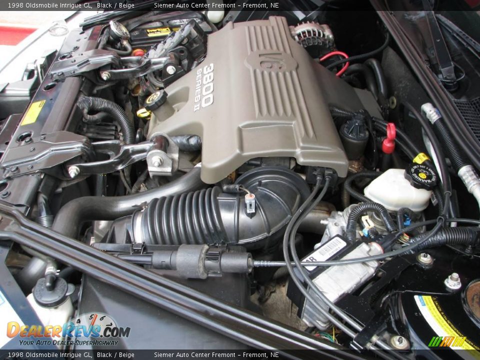 1998 Oldsmobile Intrigue GL Black / Beige Photo #14