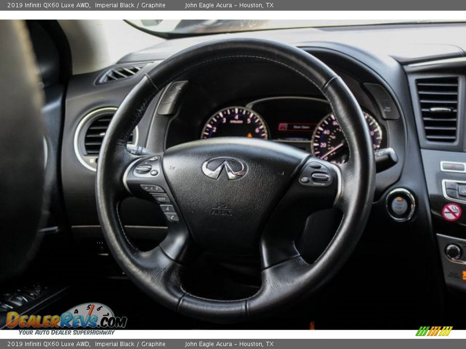 2019 Infiniti QX60 Luxe AWD Steering Wheel Photo #32