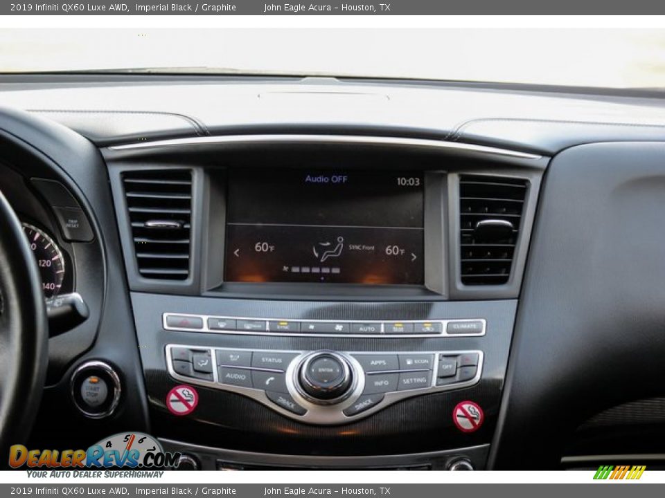 Controls of 2019 Infiniti QX60 Luxe AWD Photo #33