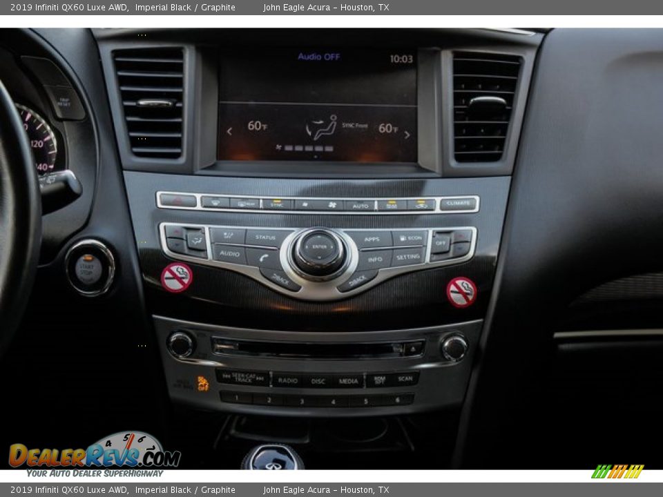 Controls of 2019 Infiniti QX60 Luxe AWD Photo #34