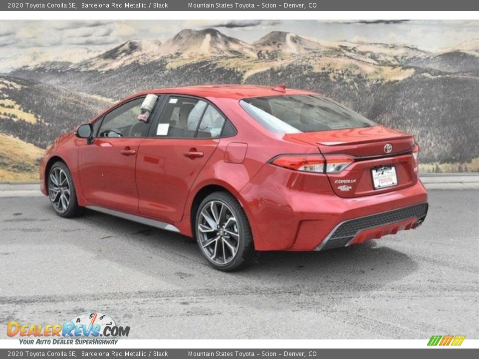 2020 Toyota Corolla SE Barcelona Red Metallic / Black Photo #3