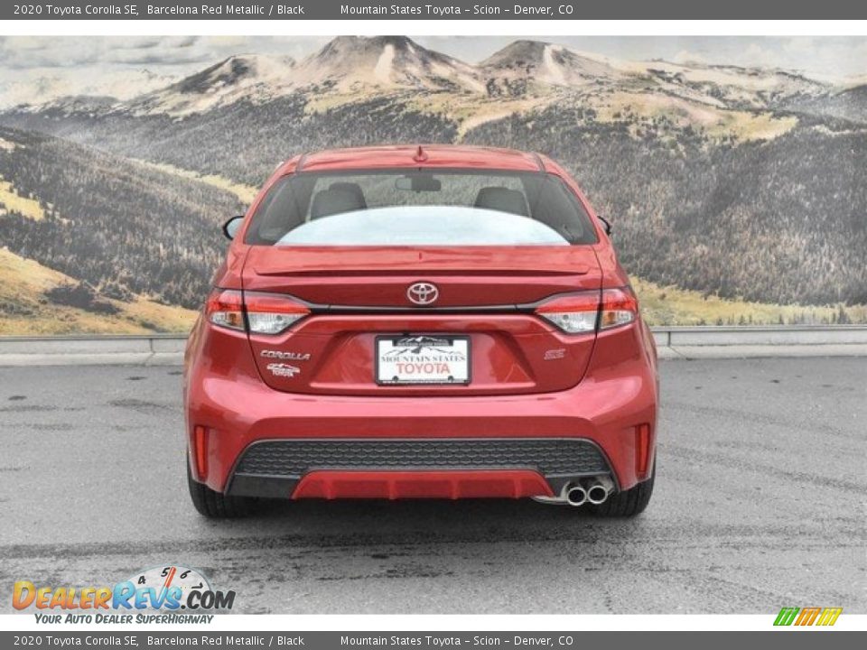 2020 Toyota Corolla SE Barcelona Red Metallic / Black Photo #4