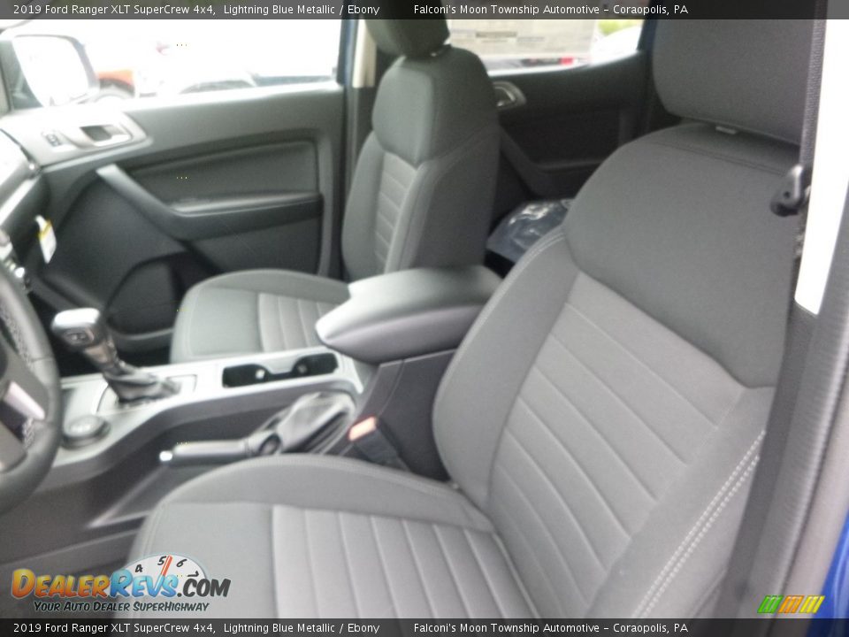 2019 Ford Ranger XLT SuperCrew 4x4 Lightning Blue Metallic / Ebony Photo #11