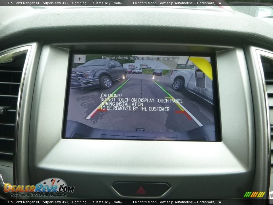 2019 Ford Ranger XLT SuperCrew 4x4 Lightning Blue Metallic / Ebony Photo #14