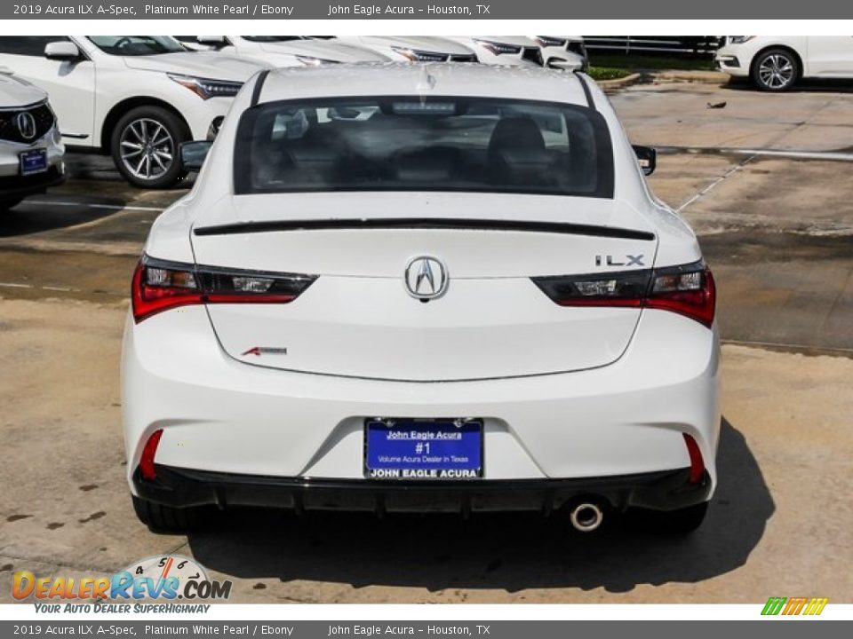 2019 Acura ILX A-Spec Platinum White Pearl / Ebony Photo #6