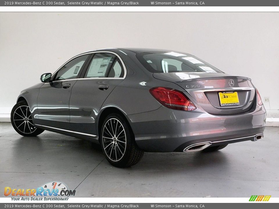 2019 Mercedes-Benz C 300 Sedan Selenite Grey Metallic / Magma Grey/Black Photo #2