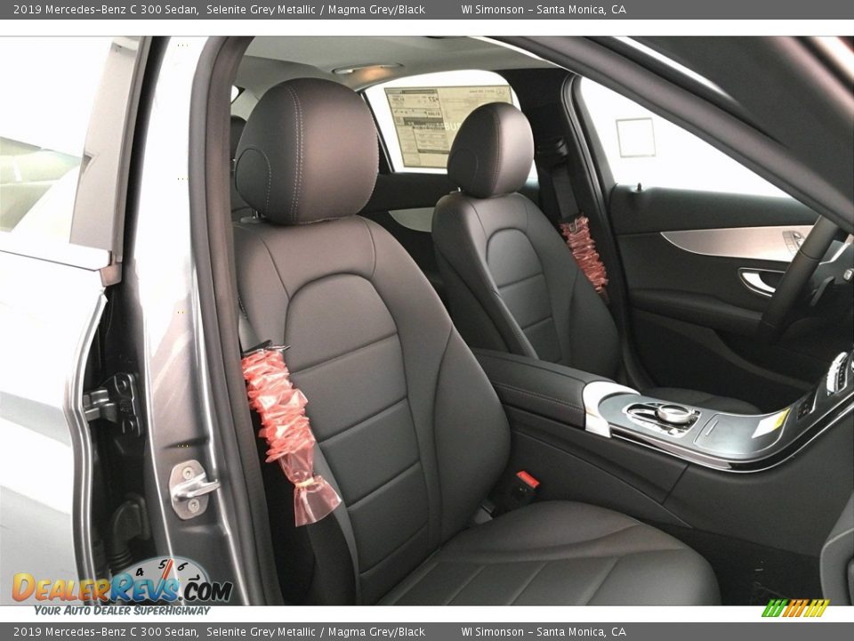 2019 Mercedes-Benz C 300 Sedan Selenite Grey Metallic / Magma Grey/Black Photo #5