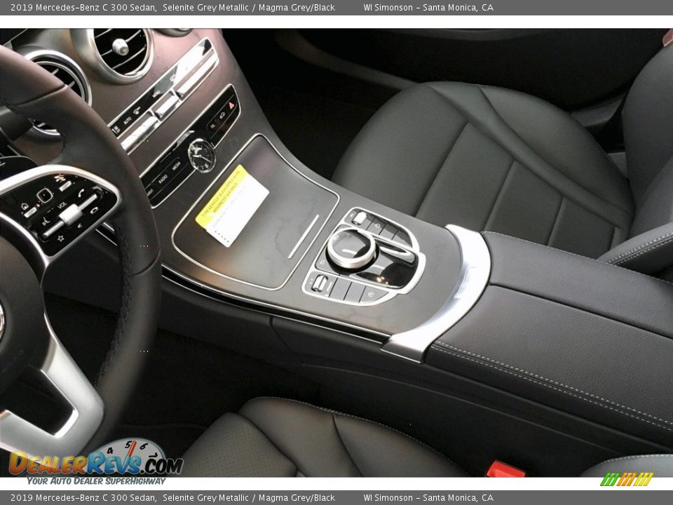 2019 Mercedes-Benz C 300 Sedan Selenite Grey Metallic / Magma Grey/Black Photo #7
