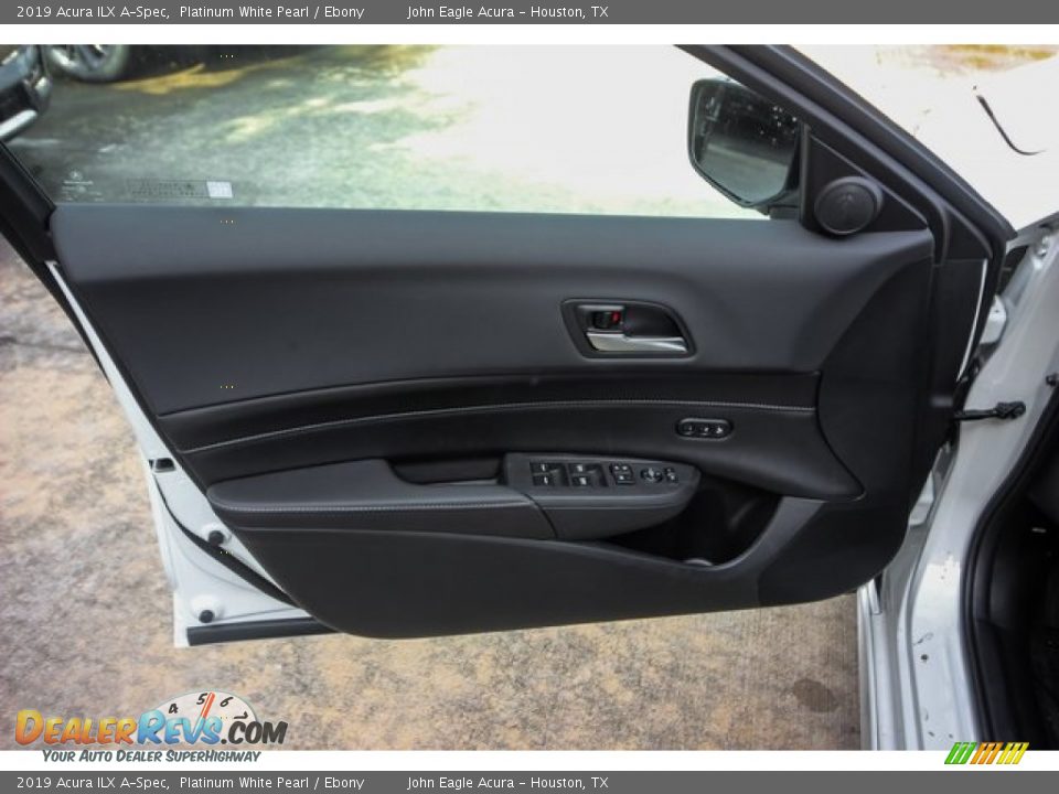 2019 Acura ILX A-Spec Platinum White Pearl / Ebony Photo #17