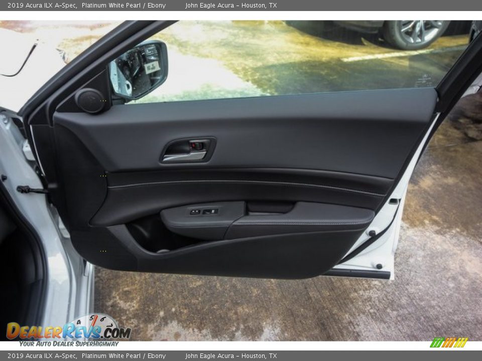 2019 Acura ILX A-Spec Platinum White Pearl / Ebony Photo #24