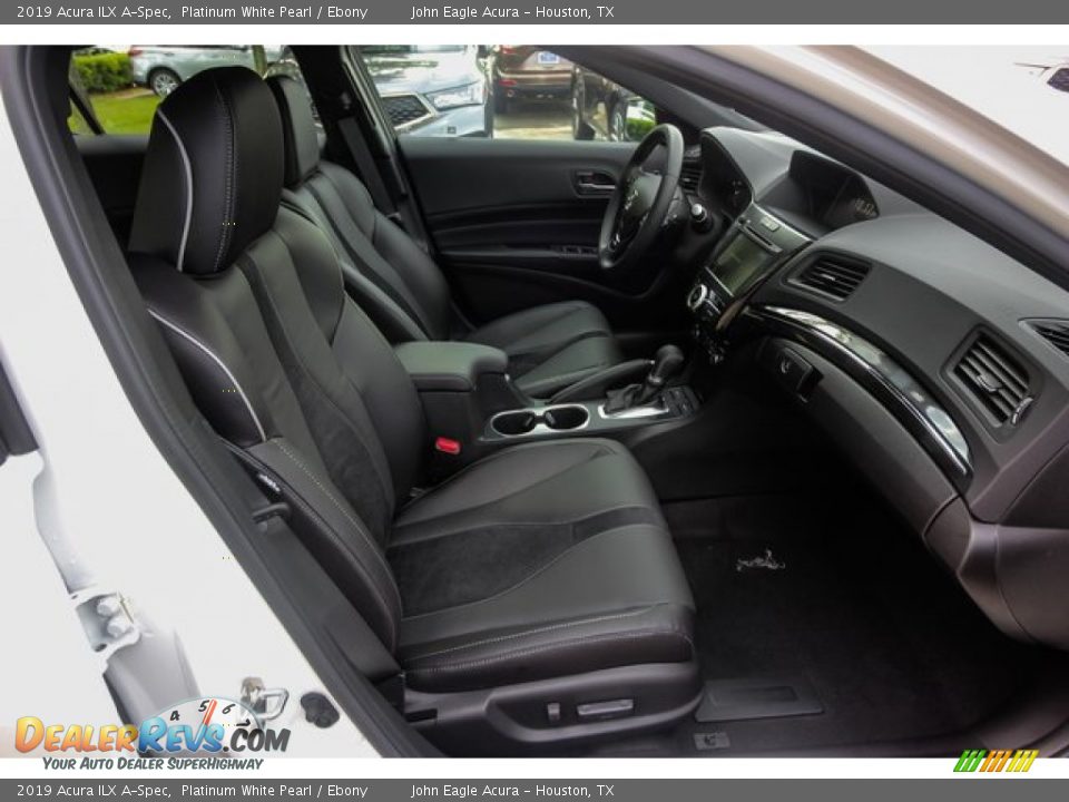2019 Acura ILX A-Spec Platinum White Pearl / Ebony Photo #25