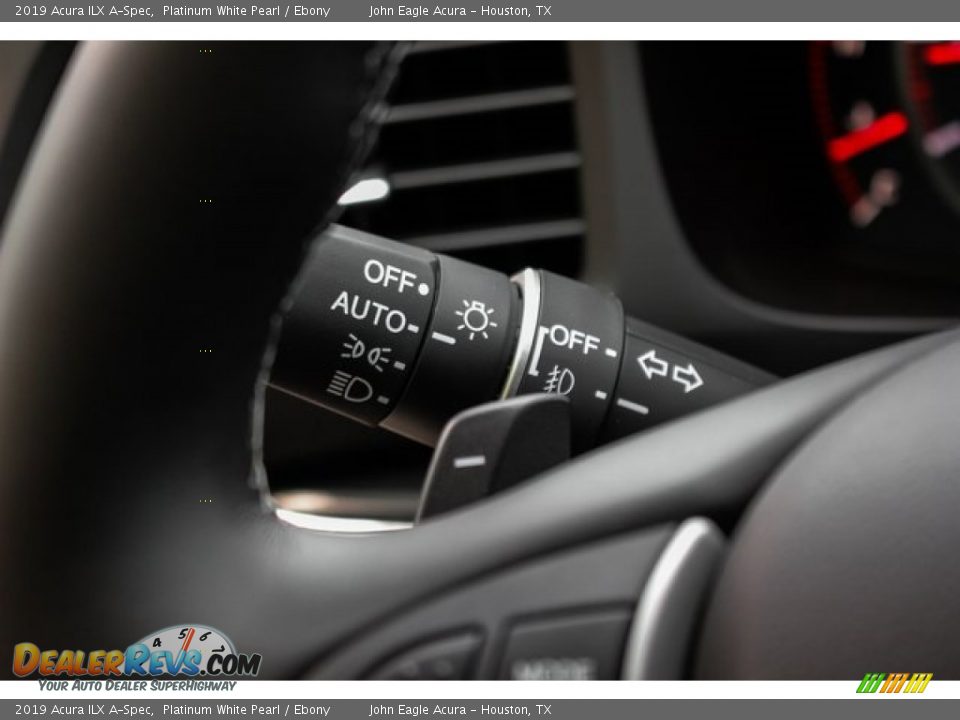 2019 Acura ILX A-Spec Platinum White Pearl / Ebony Photo #33