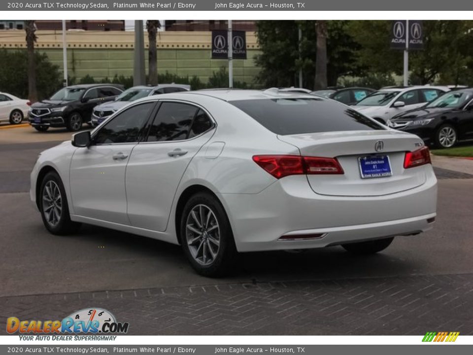 2020 Acura TLX Technology Sedan Platinum White Pearl / Ebony Photo #5