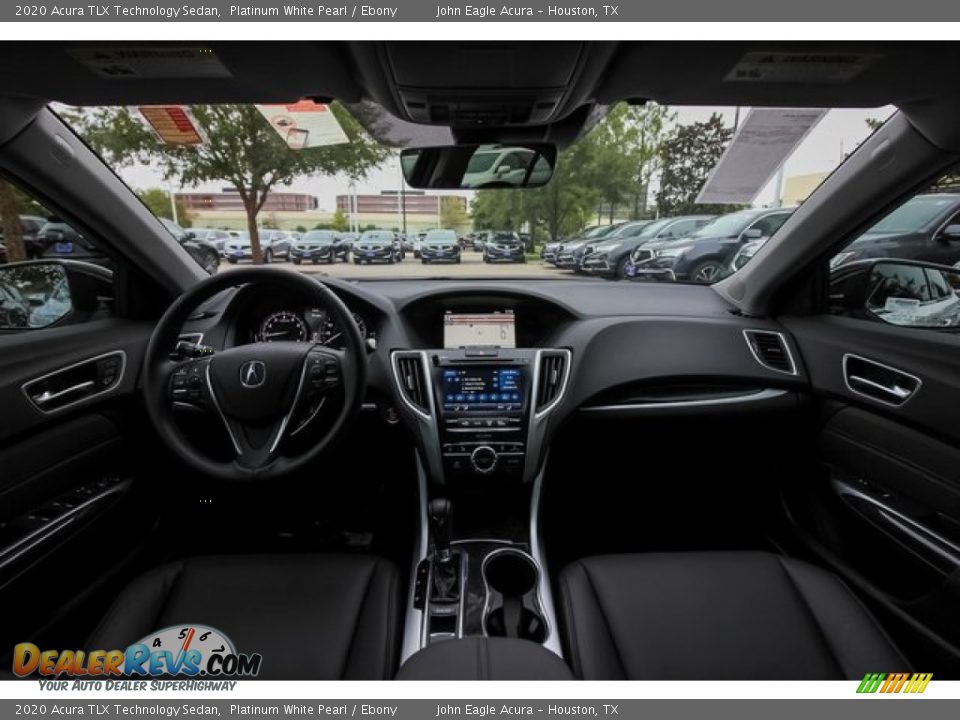 2020 Acura TLX Technology Sedan Platinum White Pearl / Ebony Photo #9