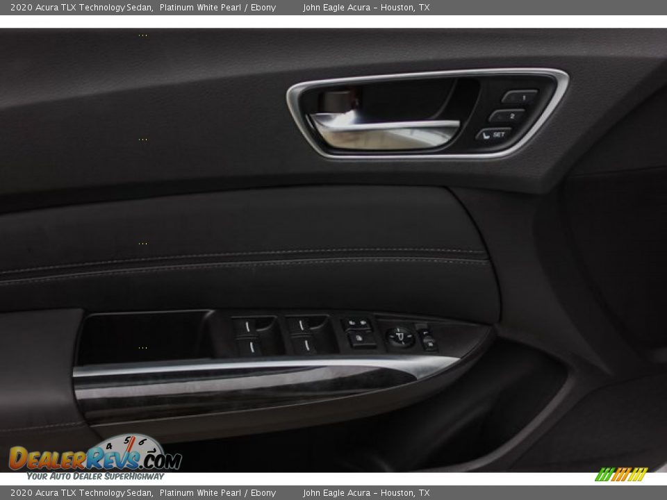 2020 Acura TLX Technology Sedan Platinum White Pearl / Ebony Photo #12