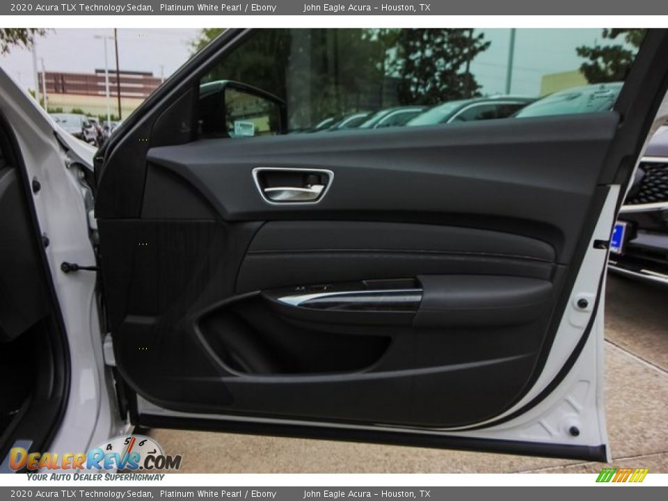 2020 Acura TLX Technology Sedan Platinum White Pearl / Ebony Photo #22