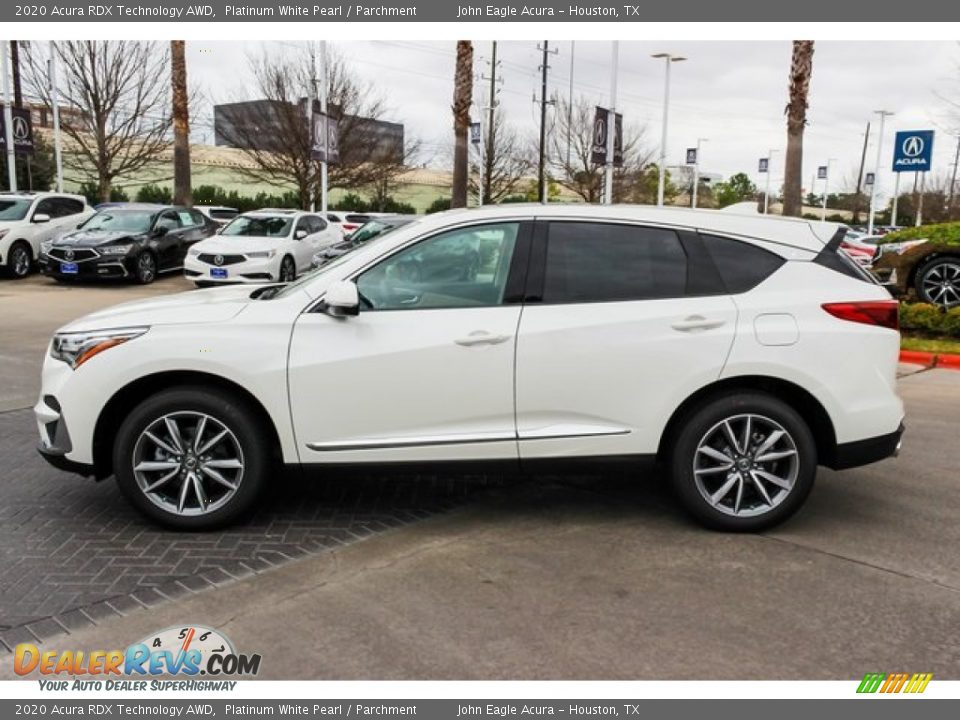 Platinum White Pearl 2020 Acura RDX Technology AWD Photo #4