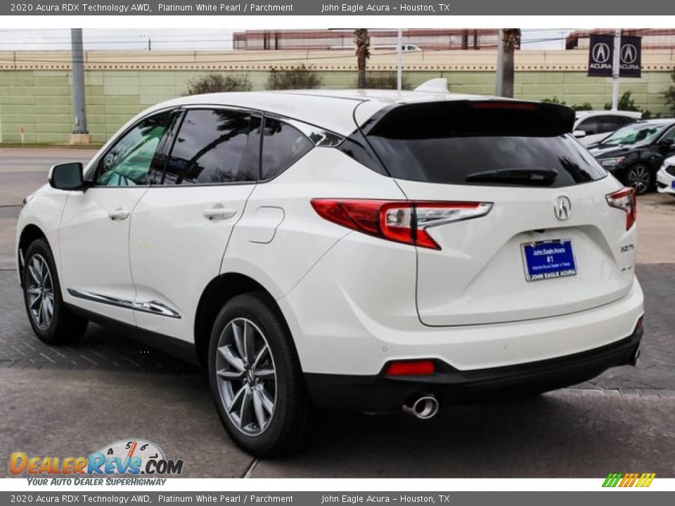 2020 Acura RDX Technology AWD Platinum White Pearl / Parchment Photo #5