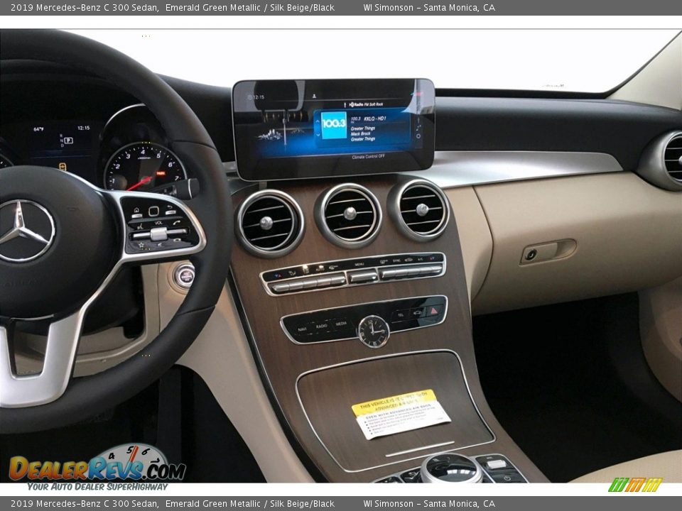 2019 Mercedes-Benz C 300 Sedan Emerald Green Metallic / Silk Beige/Black Photo #6