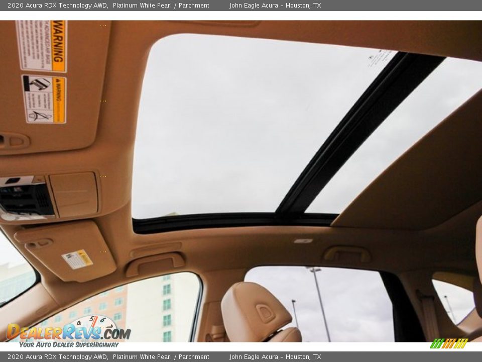 Sunroof of 2020 Acura RDX Technology AWD Photo #14