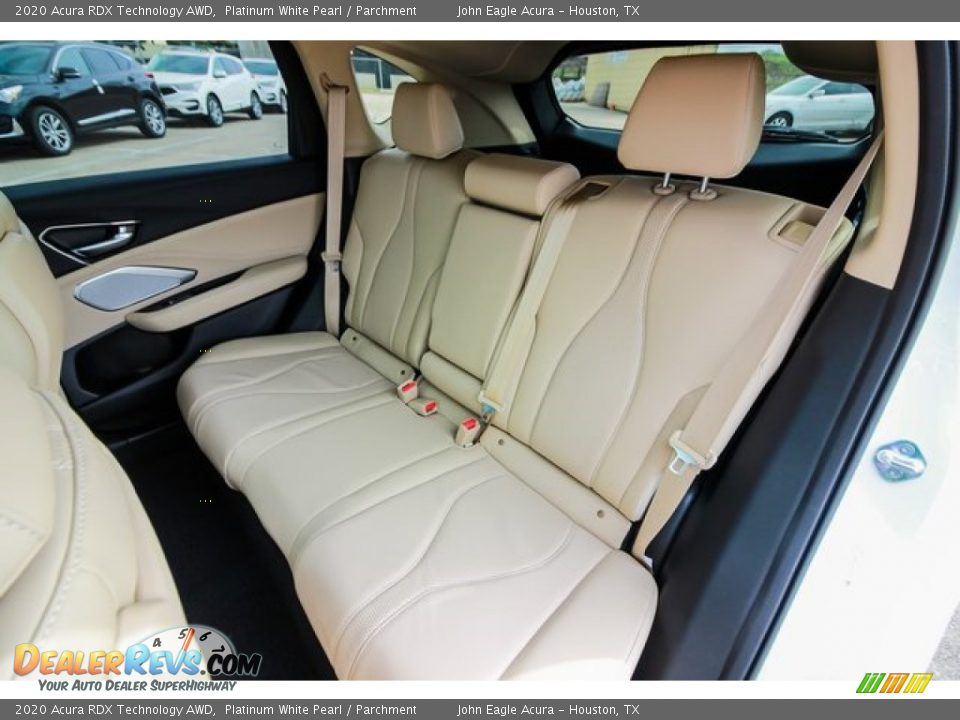 Rear Seat of 2020 Acura RDX Technology AWD Photo #18