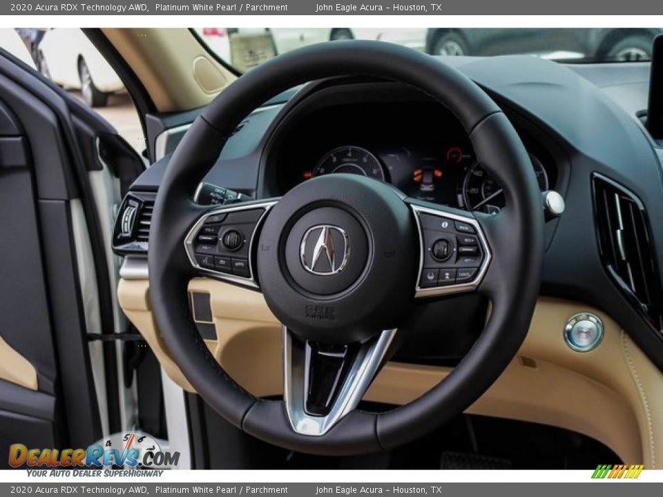 2020 Acura RDX Technology AWD Steering Wheel Photo #28