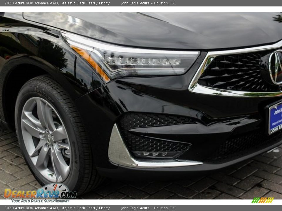 2020 Acura RDX Advance AWD Majestic Black Pearl / Ebony Photo #10