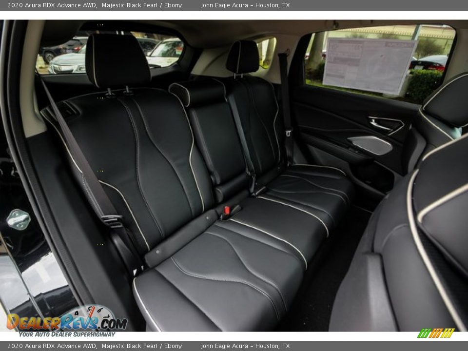 Rear Seat of 2020 Acura RDX Advance AWD Photo #21