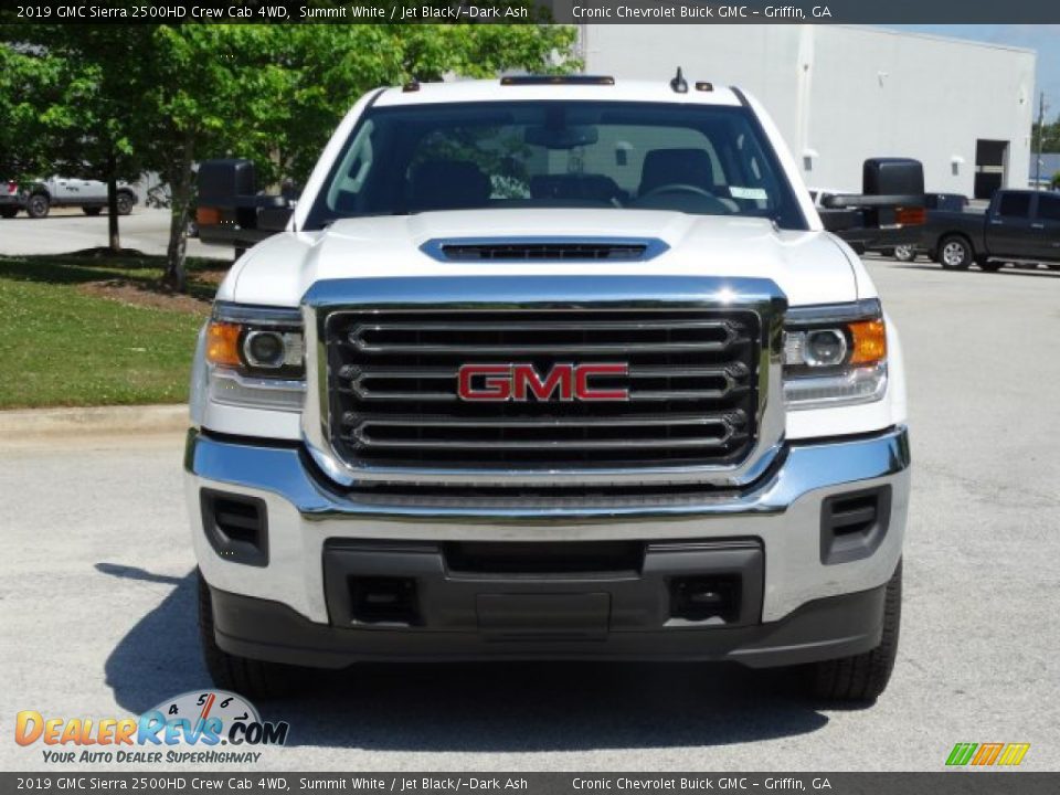 2019 GMC Sierra 2500HD Crew Cab 4WD Summit White / Jet Black/­Dark Ash Photo #4