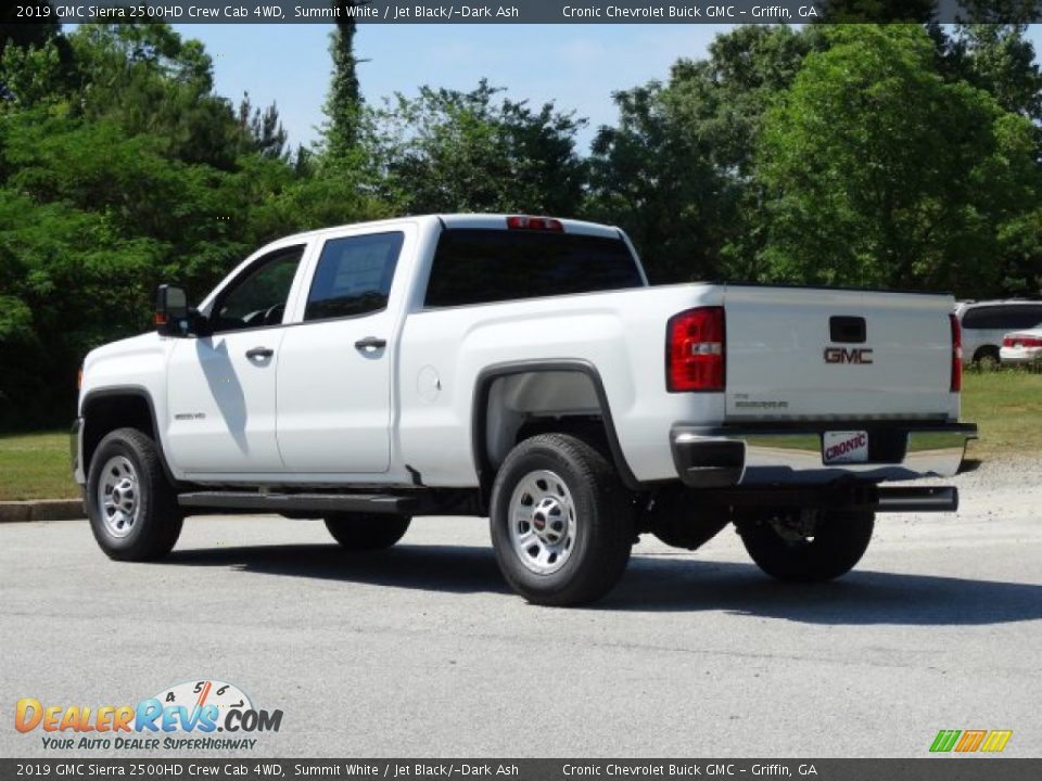 2019 GMC Sierra 2500HD Crew Cab 4WD Summit White / Jet Black/­Dark Ash Photo #6
