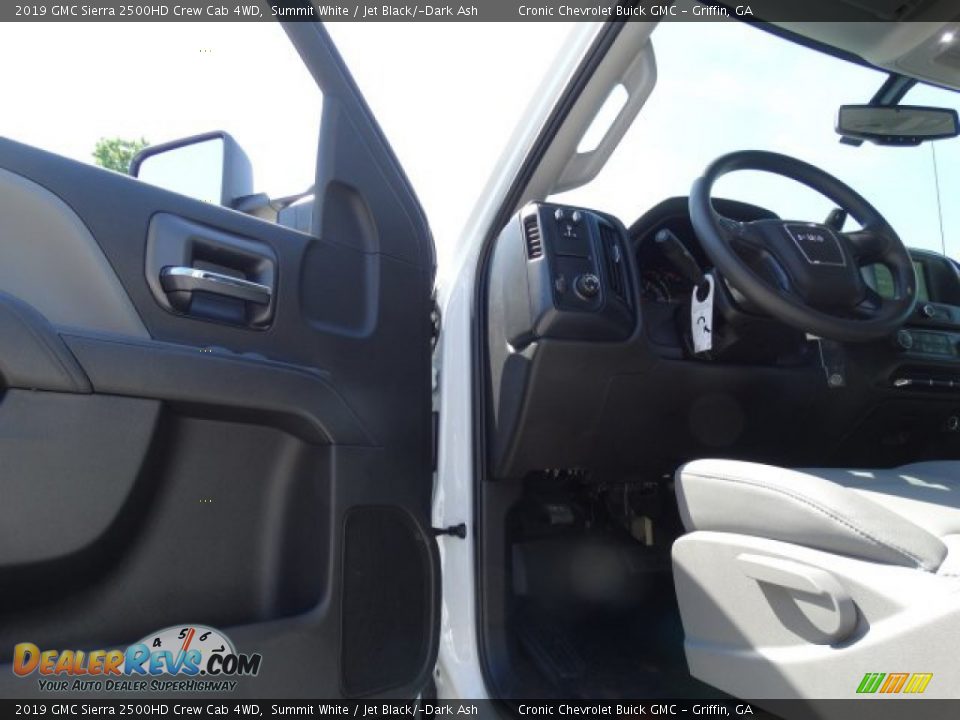2019 GMC Sierra 2500HD Crew Cab 4WD Summit White / Jet Black/­Dark Ash Photo #12