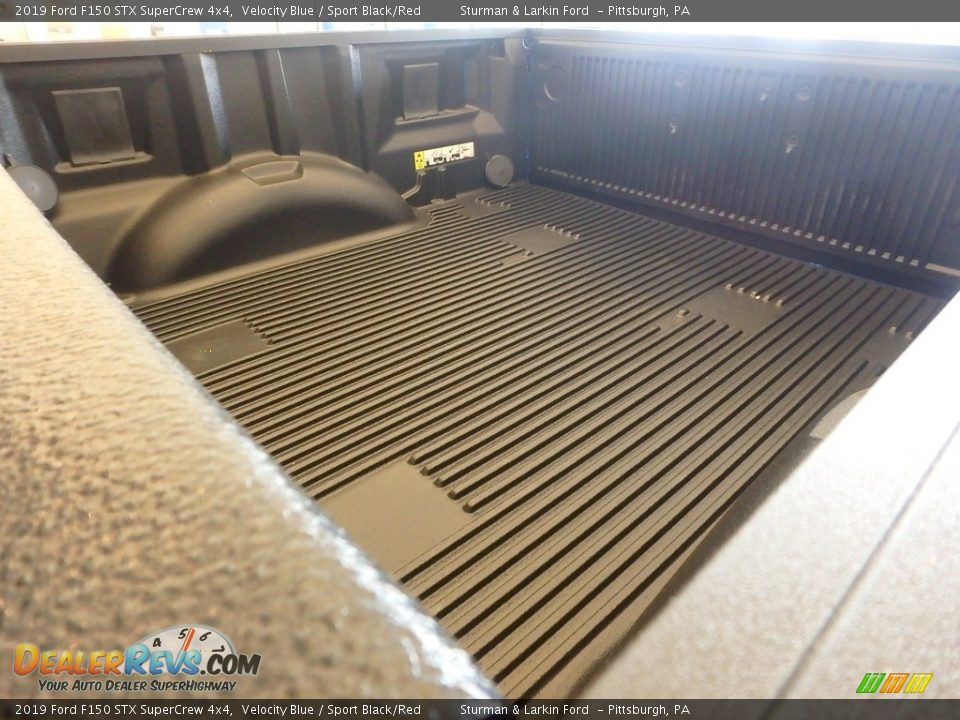 2019 Ford F150 STX SuperCrew 4x4 Velocity Blue / Sport Black/Red Photo #9