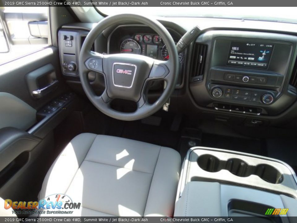 2019 GMC Sierra 2500HD Crew Cab 4WD Summit White / Jet Black/­Dark Ash Photo #25