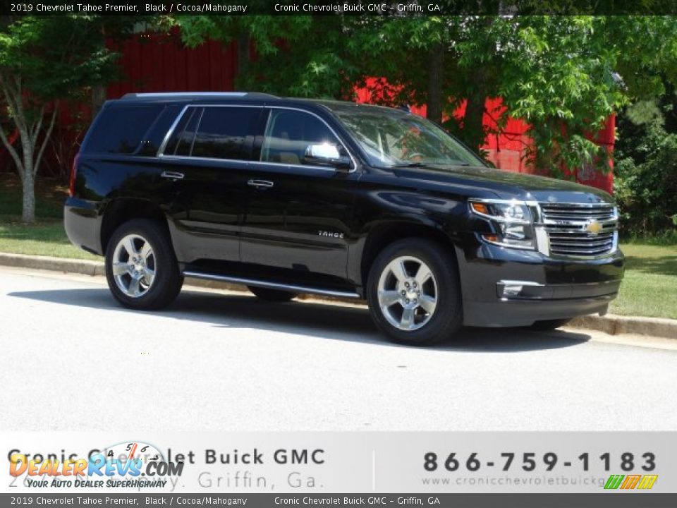 2019 Chevrolet Tahoe Premier Black / Cocoa/Mahogany Photo #1