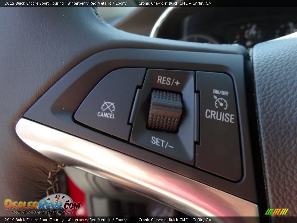 2019 Buick Encore Sport Touring Winterberry Red Metallic / Ebony Photo #14