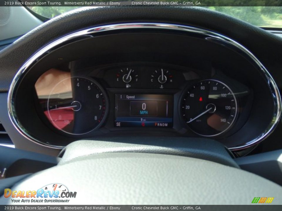 2019 Buick Encore Sport Touring Winterberry Red Metallic / Ebony Photo #15