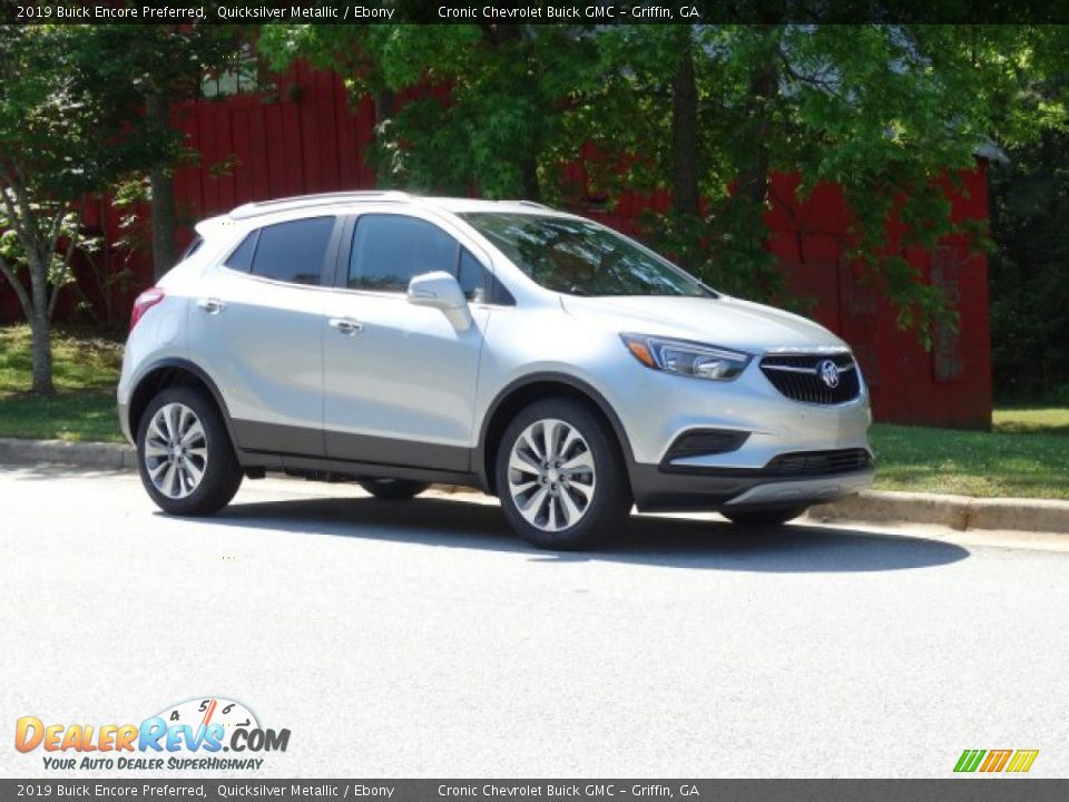 2019 Buick Encore Preferred Quicksilver Metallic / Ebony Photo #1
